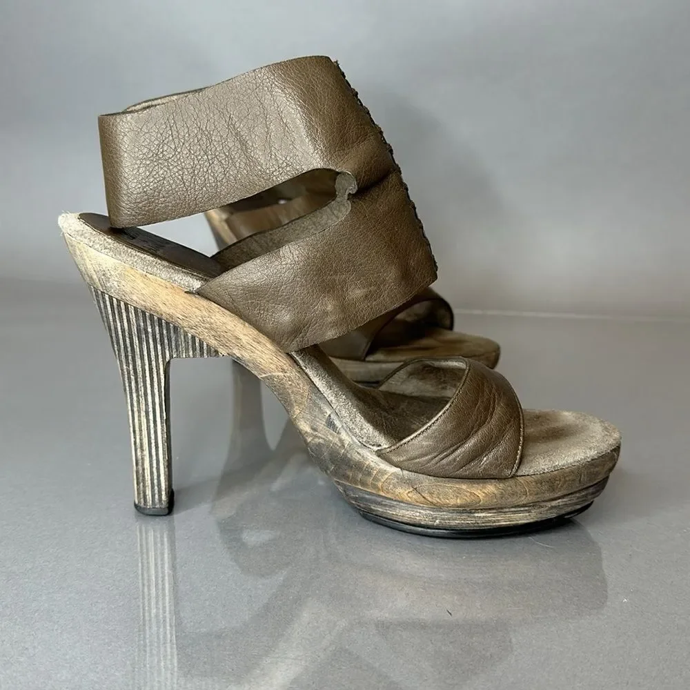 Calleen Cordero x Cordero Platform Leather Heels – Size 9 (A-1512)